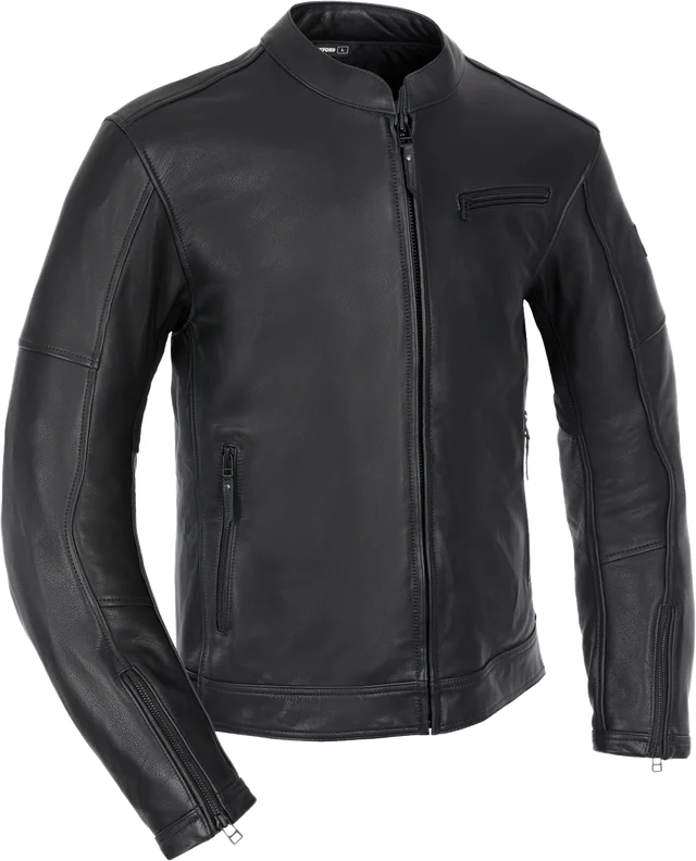Oxford Henlow Men‘s Leather Jacket, black