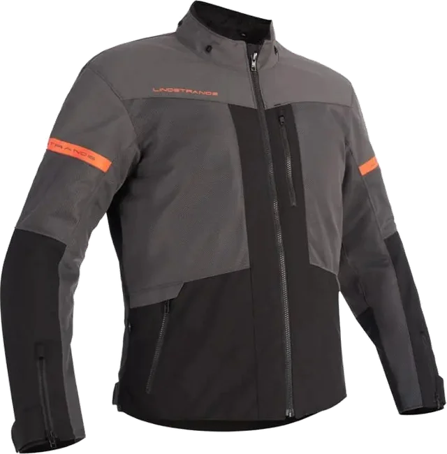 Lindstrands Rexbo V2 Textile Jacket Grey / Red, grey/orange