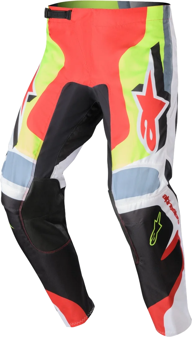 Alpinestars Fluid Agent Motocross Pants, black/yellow/red
