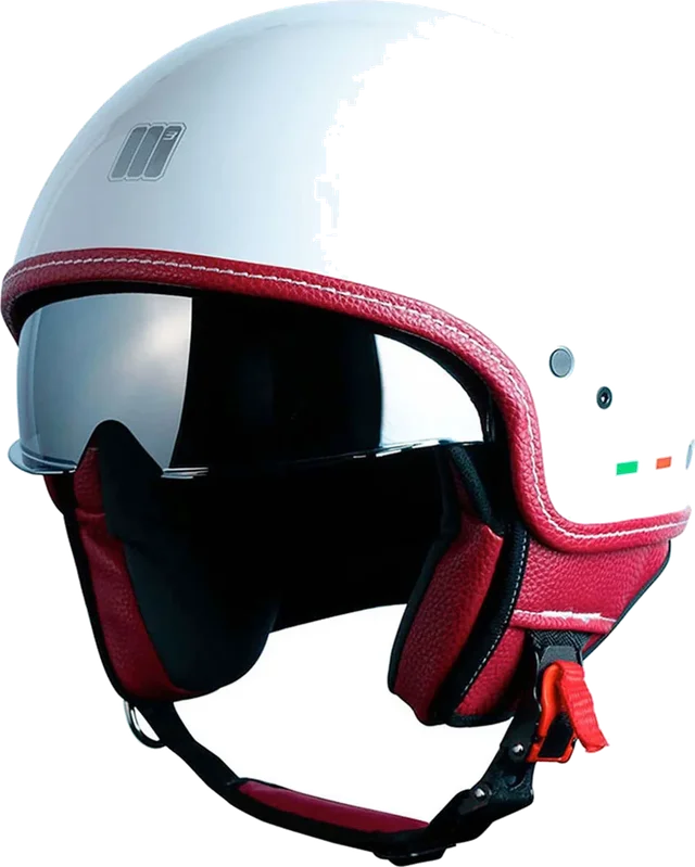 Motocubo Beetle 22.06 Helmet White Pearl Gloss