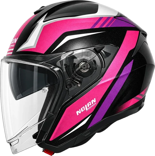NOLAN N40-6 Piega Black / Fuchsia / Violet