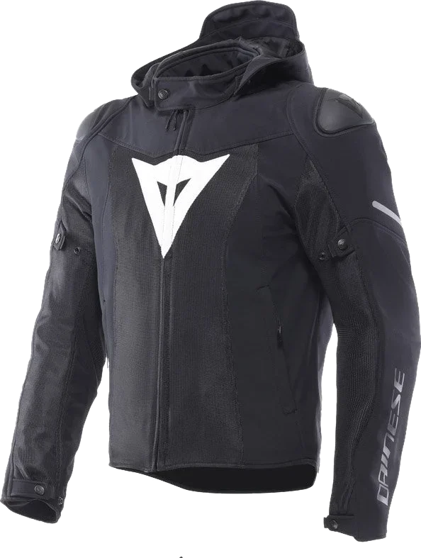 DAINESE SUPER SPRINT AIR TEX BLACK / WHITE, Black/Red/White
