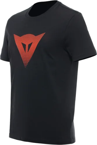 Dainese Logo T-Shirt - Black/Red, Black/Red