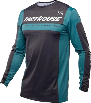 Fasthouse Helix Monaco Jersey - Marine/Black