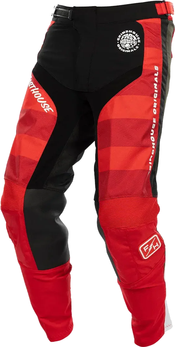 Fasthouse Grindhouse Atomic Pant - Racing Red/Black, racing red black
