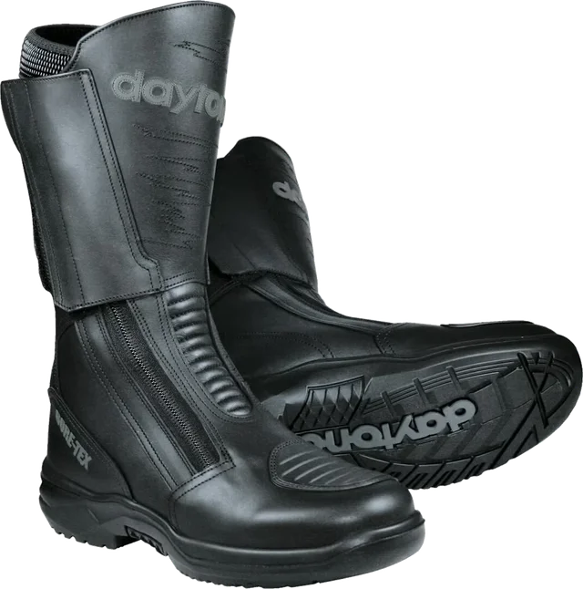 Daytona Traveller GTX Gore-Tex waterproof Motorcycle Boots, black