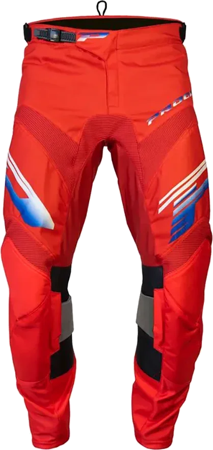 Progrip Off-road Pants, Red / Blue / White
