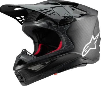 Alpinestars Supertech M10 Off Road Helmet Fame MIPS Black Carbon