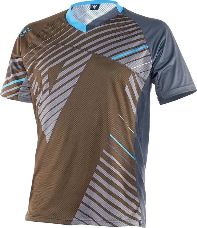 Dainese Flow Tec Jersey, brown/blue
