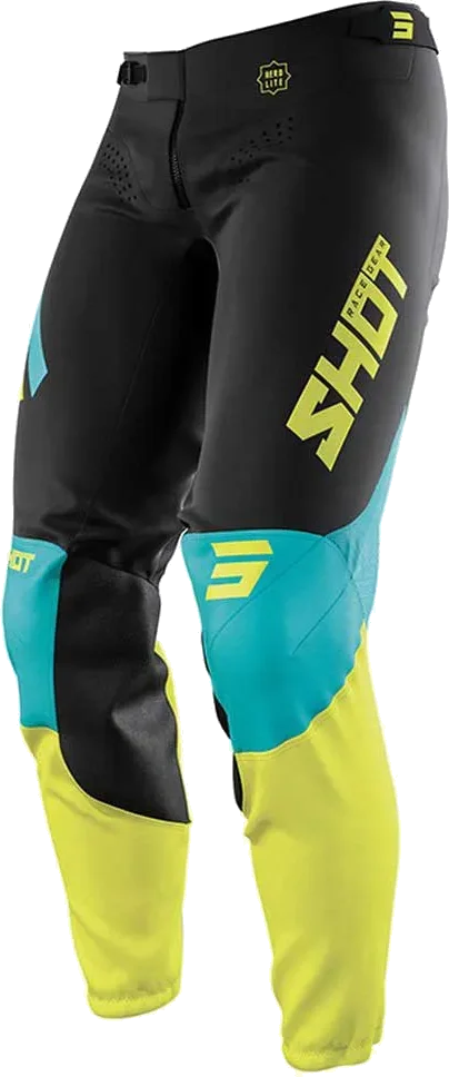 Shot race gear Airflow Off-road Pants, Lime