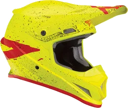 Thor Youth Sector Hype Matte Helmet, Acid, Red