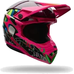 Bell MOTO-10 GP SYNCHRO EDITION LIMITE 2027, Pink Neon