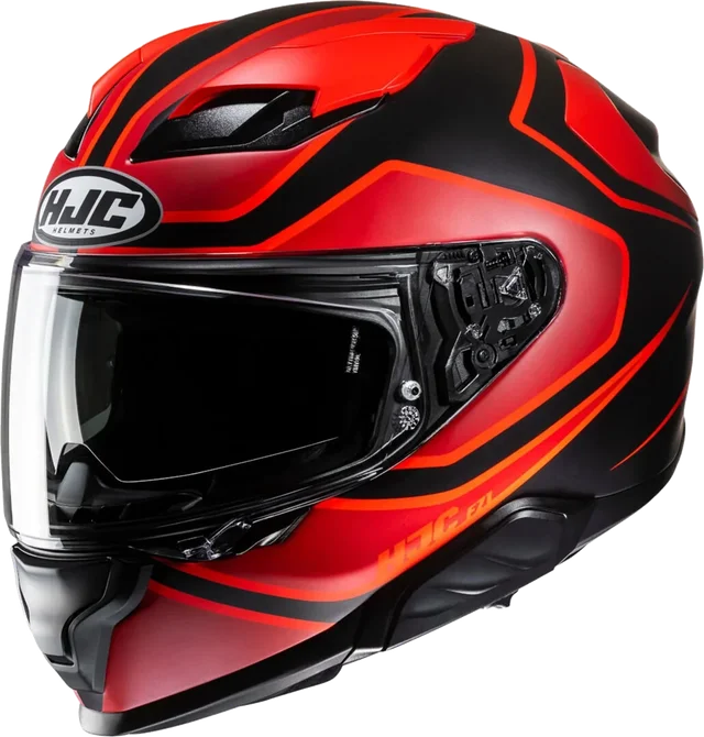 HJC F71 Helmet Idle MC1SF Black/Red Matt