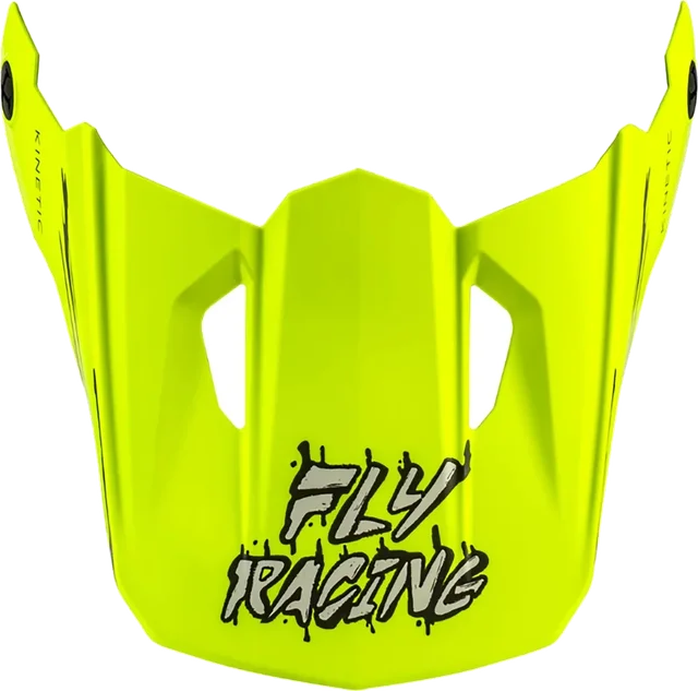 Fly Racing 2026 Kinetic Surge Visor Youth Helmet Accessories, grey hi viz