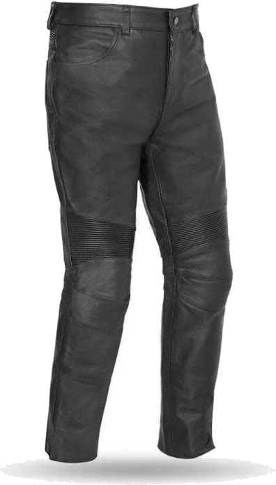 First Manufacturing Unisex Smarty Pants Leather Pants, Black