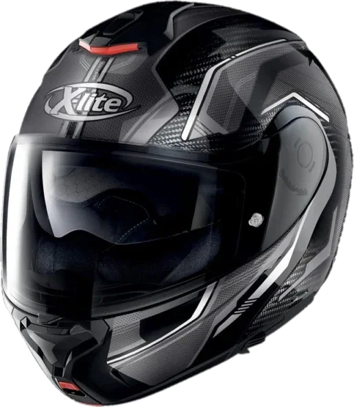 X1005 Ultra Carbon Alcemix N-Com Helmet, black grey