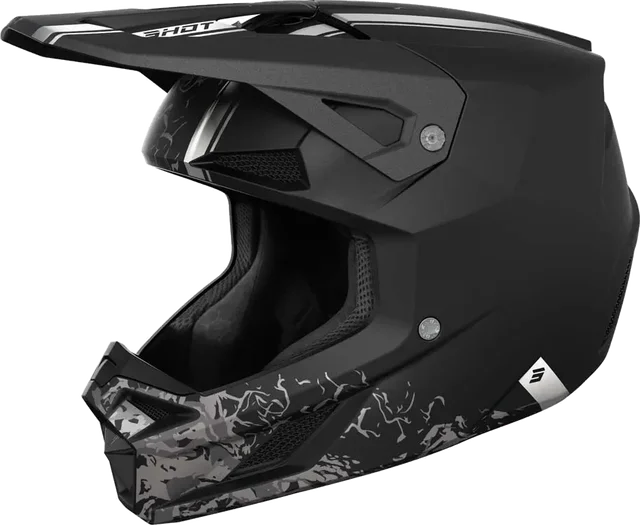 Shot race gear Speed Battle Off-road Helmet, Grey Matt
