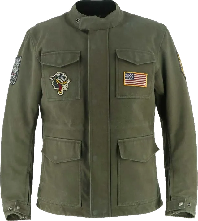 Helstons Warrior Canvas Jacket, Black