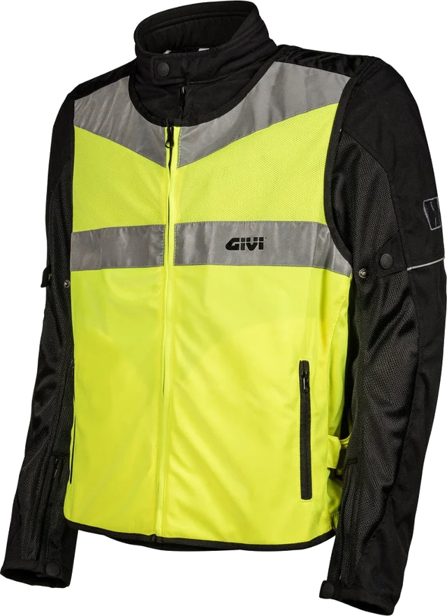 Givi Trekker High Visibility Jacket, yellow black