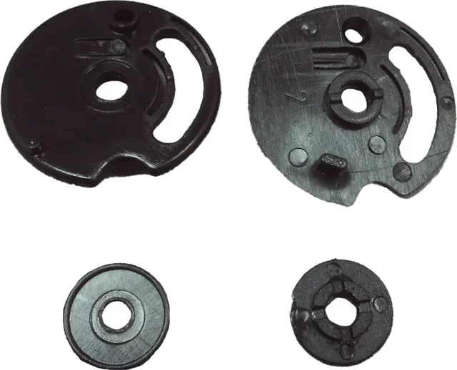 Spada Reveal Chin Bar Pivot Plates Black