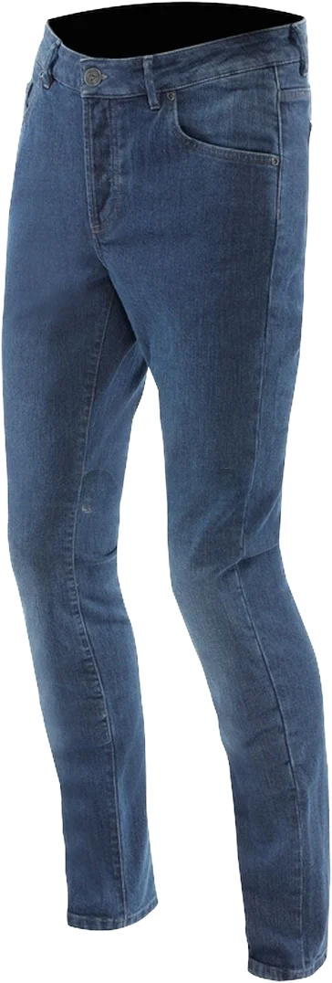 Dainese 5-Pocket Slim Deep Blue Motorcycle Jeans, black