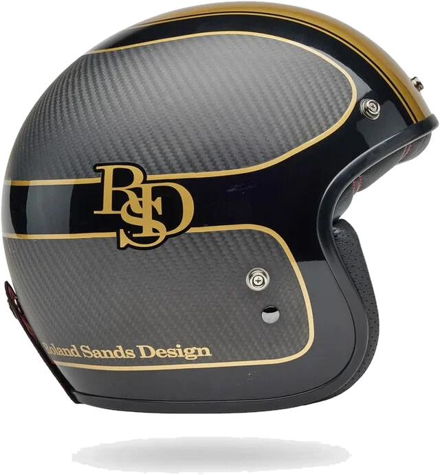 Bell Helmets Bell Custom 500 Carbon RSD Player Helmet CLOSEOUT, matte gloss black gold