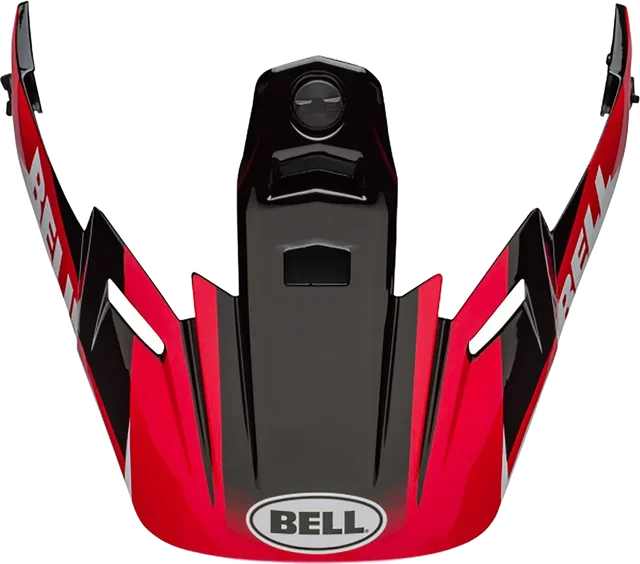 Bell MX-9 Adventure Dash Visor Helmet Accessories, black red white