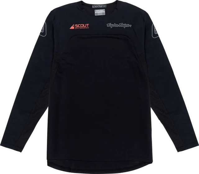 Troy Lee Designs Scout SE Jersey Systems Black, BLACK