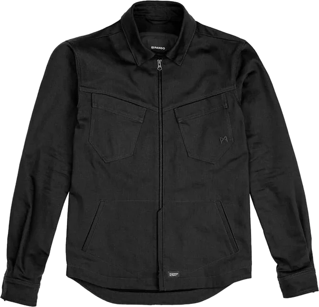 Pando Moto CAPO COR 03 – Motorcycle Shirt for Men Slim-Fit Cordura®, black