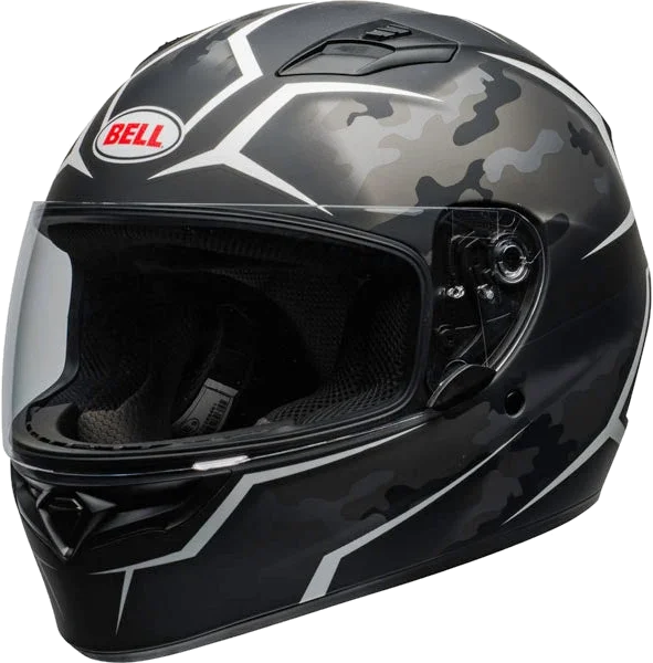 Bell Helmets Bell Qualifier Stealth Helmet CLOSEOUT, camo matte black white