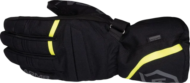 ARMR Kiso 4.0 Waterproof Gloves Black Yellow, Black