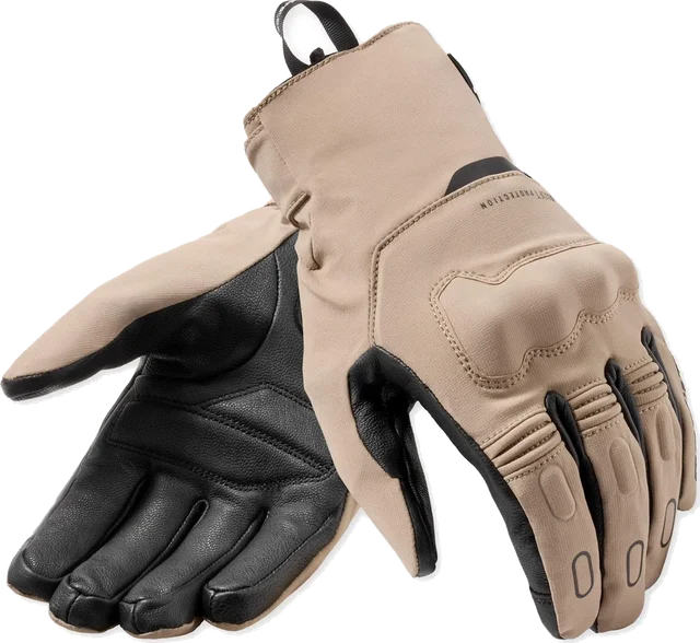 REV'IT! Revit Cassini 2 H2O waterproof Motorcycle Gloves, sand/black