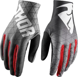 Thor Void Vawn Gloves, Black, Red