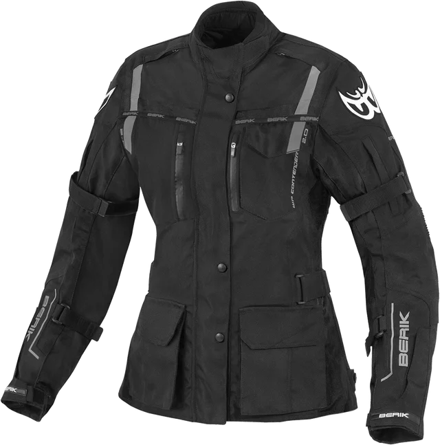 Berik Torino Waterproof Motorcycle Textile Jacket, black