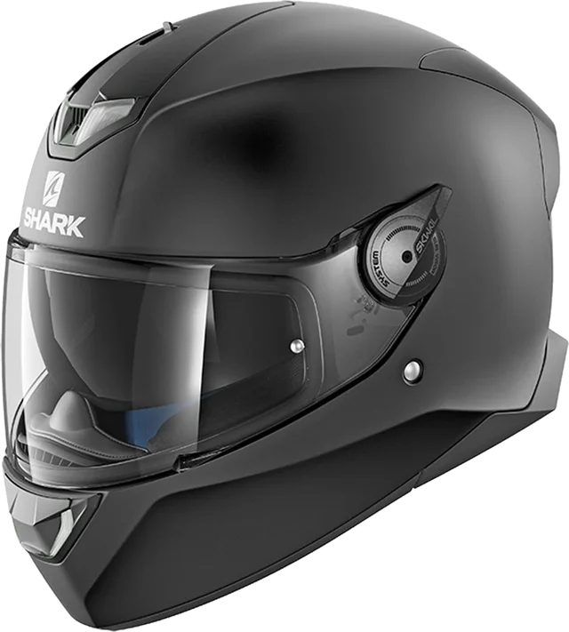 Shark Skwal 2 Blank Helmet - White LEDs (SM), Black Matt