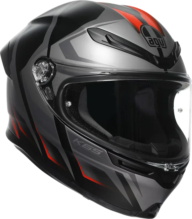 AGV K6 S Karve S26, black matt/grey/red