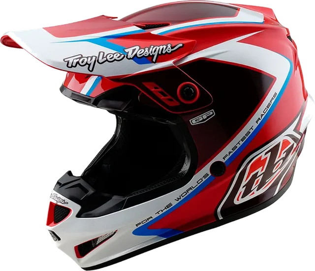 Troy lee designs GP Shutter Junior Off-road Helmet, Red / Red / White