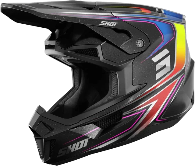 Shot race gear Lite Glory Off-road Helmet, Black Pearly