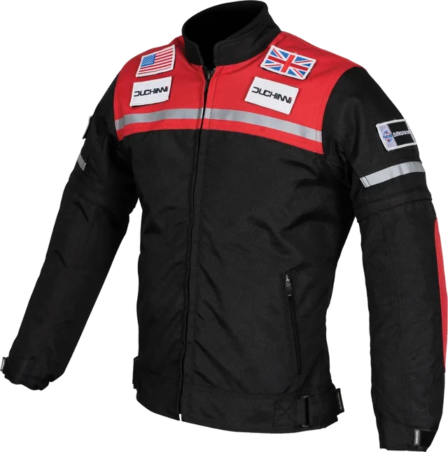 Duchinni Grid Kids Jacket - Black/Red, Black / Gun