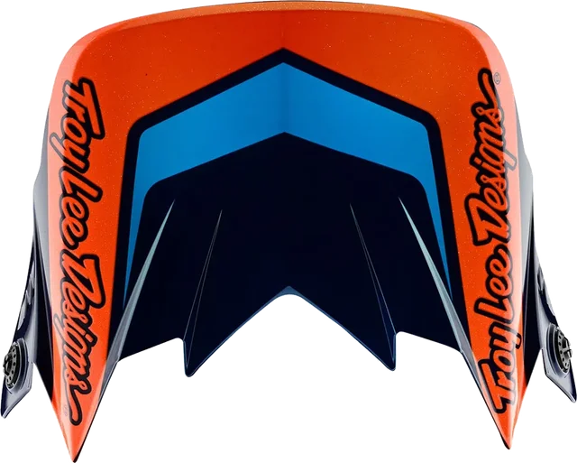 Troy Lee Designs GP Visor Overload Navy / Orange, navy orange