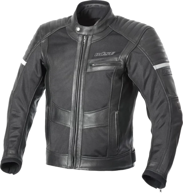 Büse Sunride Motorcycle Leather Jacket, black