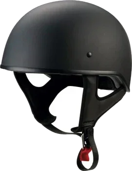 Z1R CC Beanie Half Shell Helmet Flat Black