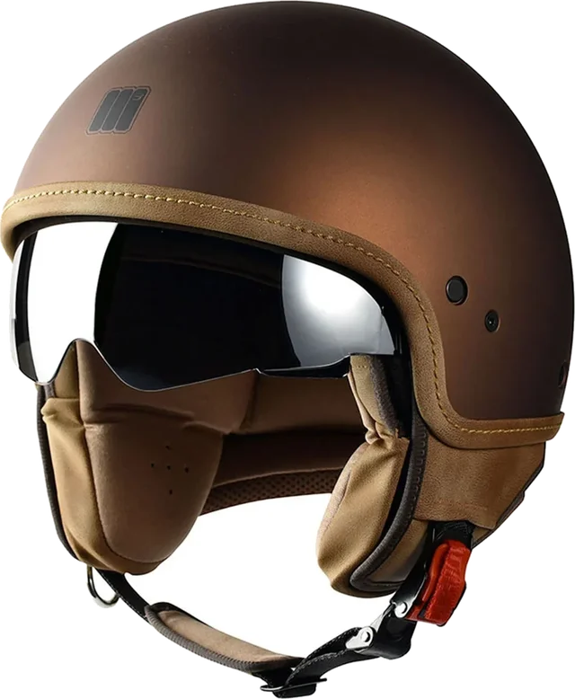 Motocubo Beetle 22.06 Helmet Brown Tobacco Matt