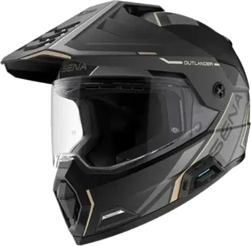 Sena Outlander Smart Dual Sport With Mesh Comms Matt Black