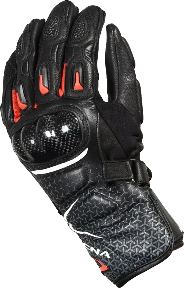 Macna Street R Junior Kids Motorcycle Gloves, black/white/red