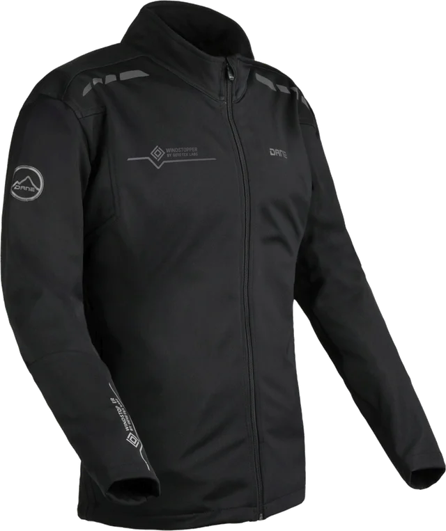 DANE Freya 3 Windstopper Black Ladies Textile Jacket, Black