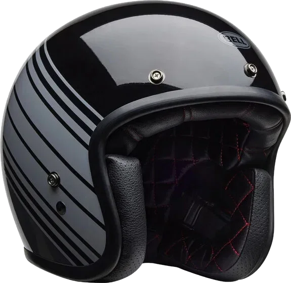 Bell Custom 500 Helmet EC22.06 Edge Metallic Black Grey, EC22.06 Edge Metallic Black Grey