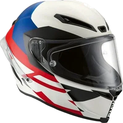 BMW M Pro Race Helmet - Circuit (ECE 22.06), Blue, Red, White
