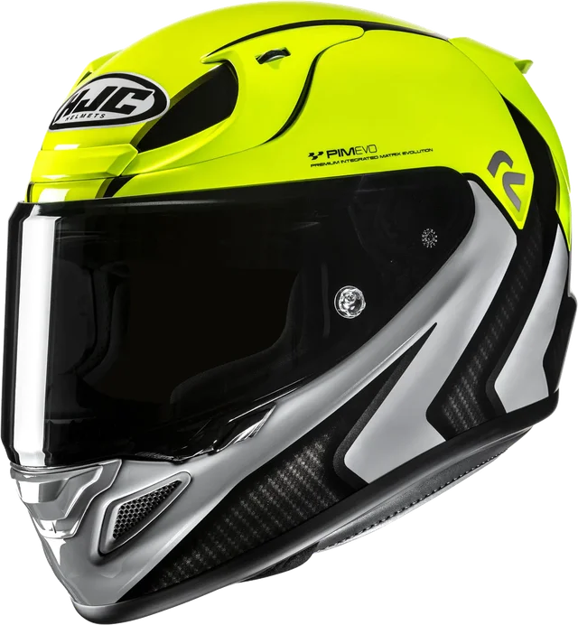 HJC RPHA 12 Kos MC3H Yellow Includes Free Light Smoke Visor, yellow