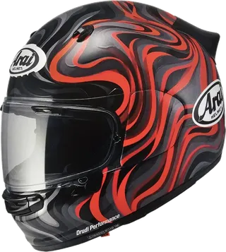 Arai Quantic Swirl Red